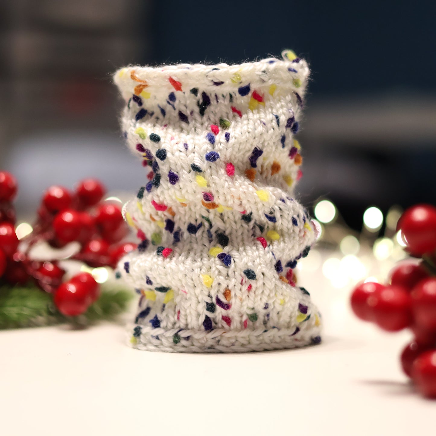 Snood for Italian Greyhound - Rainbow Dots