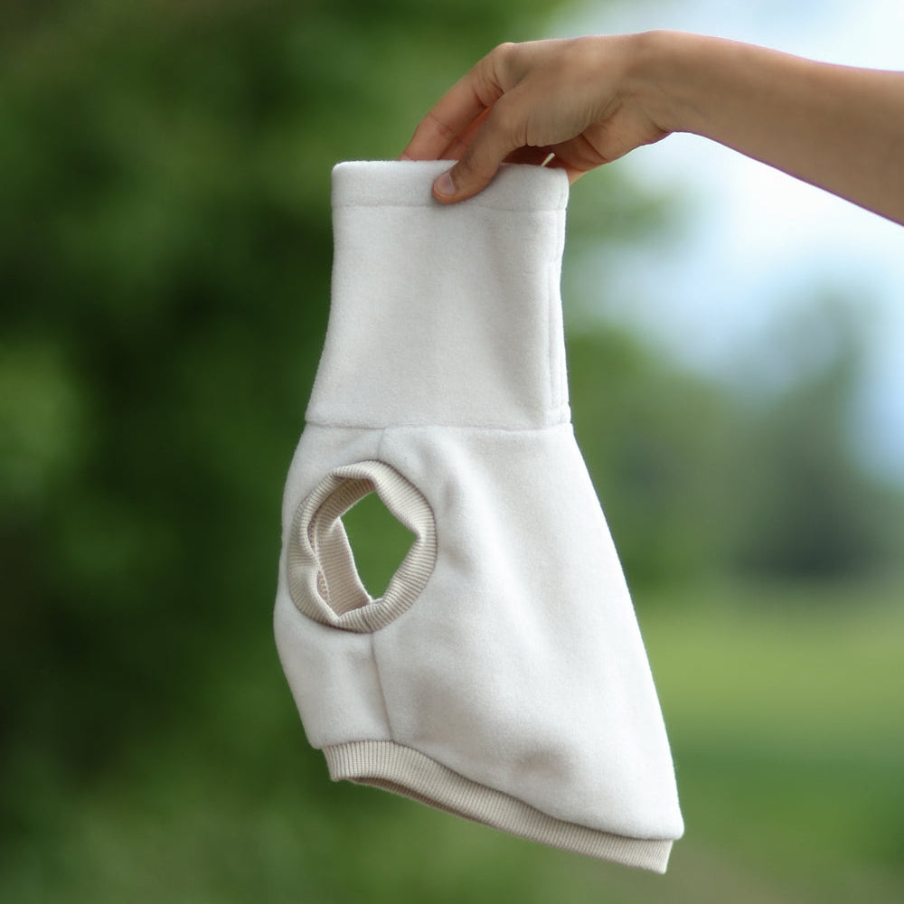 Fleece-ärmellose Weste für Italienisches Windspiel XXS