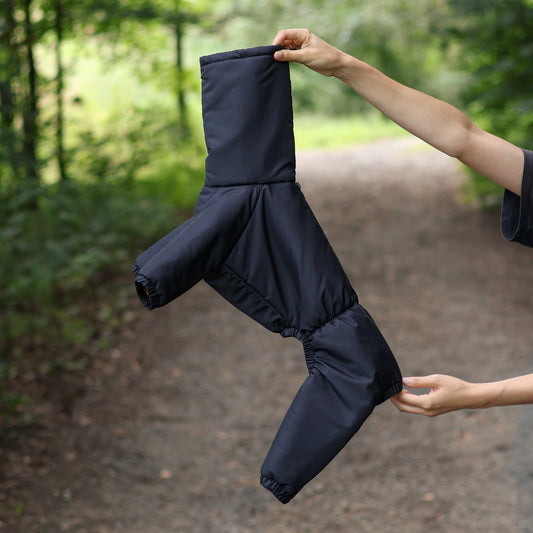 Kombinezon ortalionowy dla whippeta - flanelka