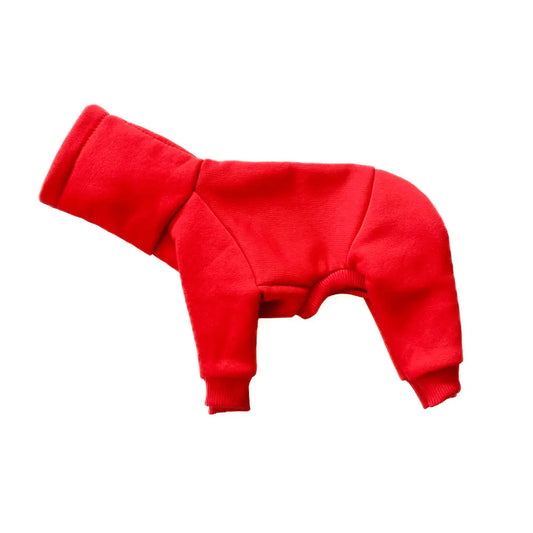 Italian Greyhound Jumpsuit - Basic - Red