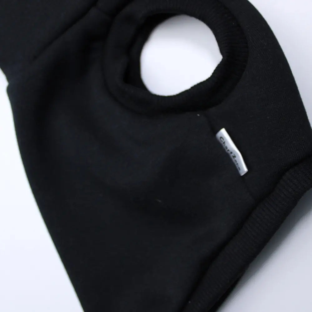 Italian Greyhound Vest - black XXS