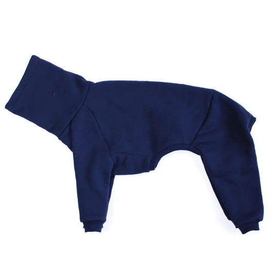 Italian Greyhound jumpsuit XL - navy blue