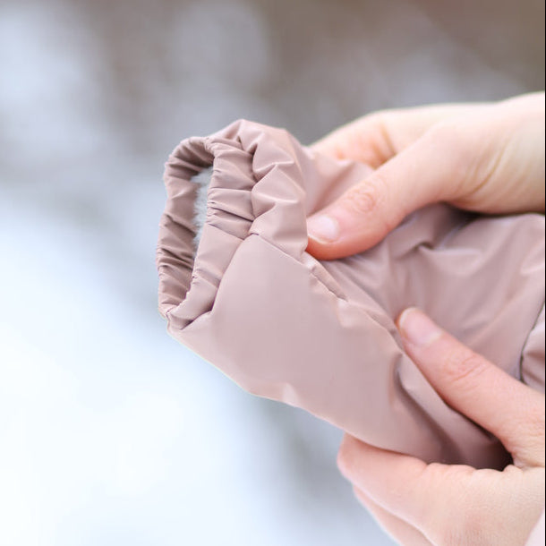 Kombinezon śniegowy dla whippeta z futerkiem